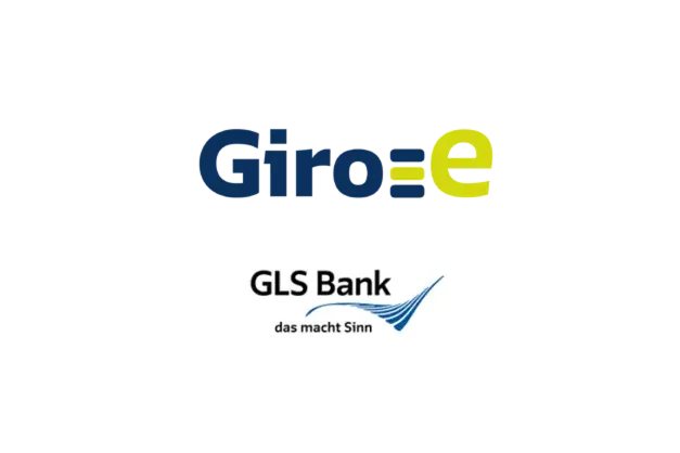 Kombigrafik der Partnerlogos giro-e und GLS Bank.